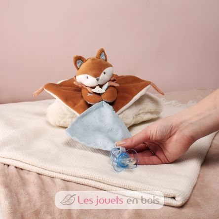Doudou attache sucette Renard Timo DC4692 Doudou et Compagnie 5