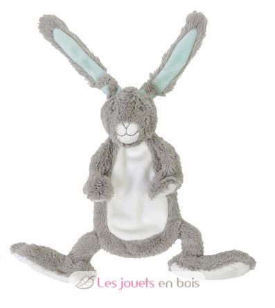 Doudou Lapin Twine gris 20 cm HH132324 Happy Horse 1