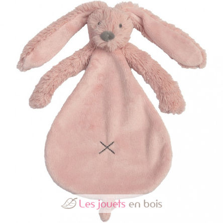 Doudou Lapin Richie Old Pink 25 cm HH133102 Happy Horse 1