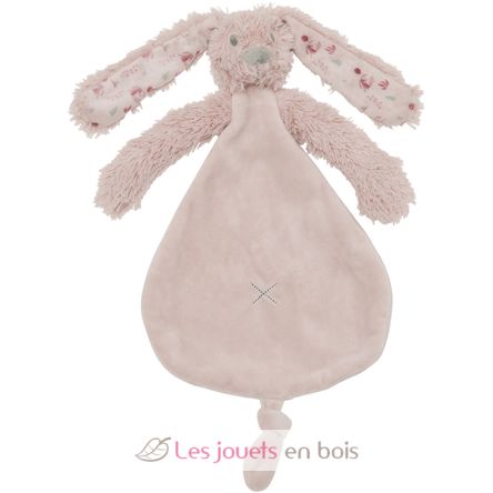 Doudou Lapin Richie Liberty rose 25 cm HH134582 Happy Horse 1