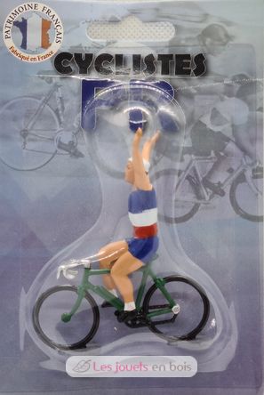 Figurine cycliste D Vainqueur Maillot du champion de France FR-DV6 Fonderie Roger 1