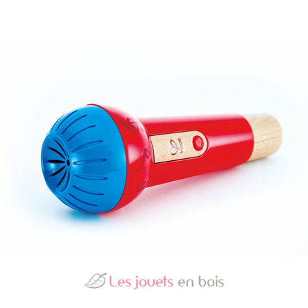 Micro à résonnance Hape E0337 - Micro pour enfant - Jouets musicaux