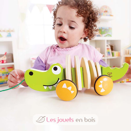 Crocodile à tirer HA-E0348 Hape Toys 5