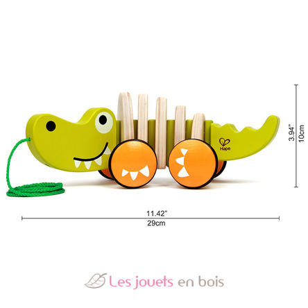 Crocodile à tirer HA-E0348 Hape Toys 3