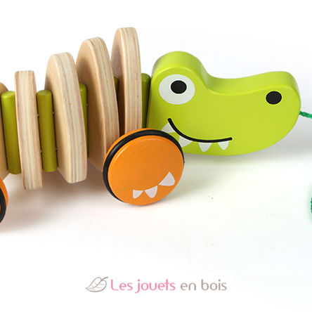 Crocodile à tirer HA-E0348 Hape Toys 2