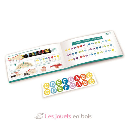 Ukulélé électrique apprentissage interactif HA-E0624 Hape Toys 5