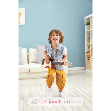 Ukulélé électrique apprentissage interactif HA-E0624 Hape Toys 3