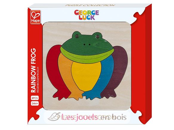 Puzzle - Grenouille arc-en-ciel HA-E6503 Hape Toys 3