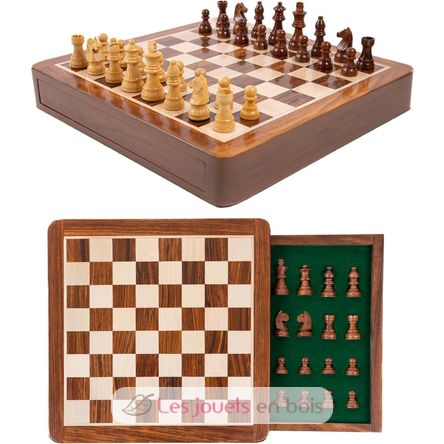 Echiquier à tiroir 30 cm Roi 57 mm WJ-ESBM12S Wilson Jeux 1