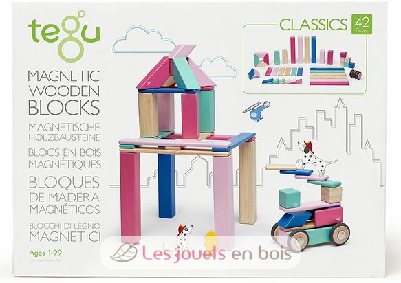 Set de 42 pièces Blossom TG-42P-BSM-607T Tegu 2