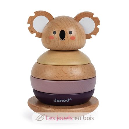 Empilable Culbuto Koala en bois J08601 Janod 1