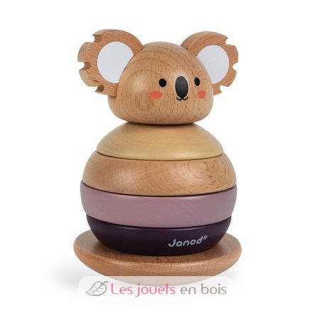 Empilable Culbuto Koala en bois J08601 Janod 2