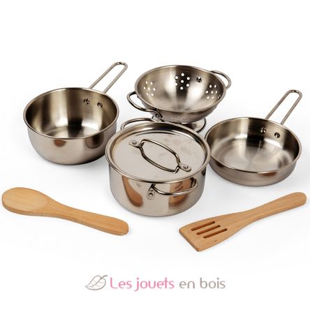 Ensemble de casseroles et poêlons BJ36019 Bigjigs Toys 3