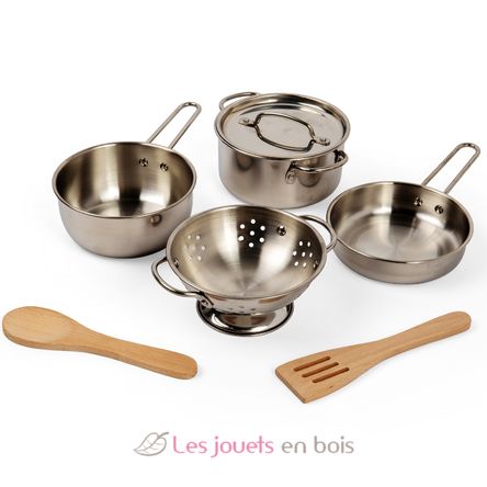 Ensemble de casseroles et poêlons BJ36019 Bigjigs Toys 2