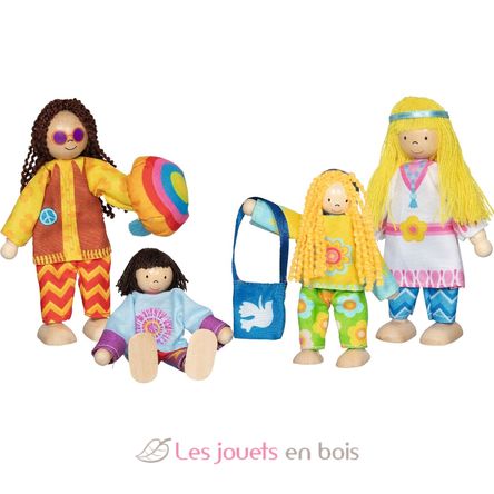Famille de poupées flexibles Love GK51442 Goki 1