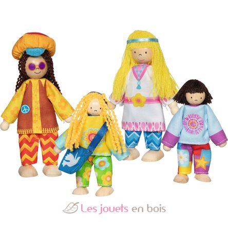 Famille de poupées flexibles Love GK51442 Goki 2