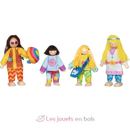 Famille de poupées flexibles Love GK51442 Goki 4