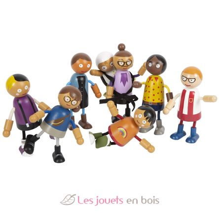 Famille de poupées souples avec bébé LE12426 Small Foot company 1
