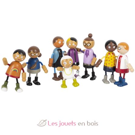 Famille de poupées souples avec bébé LE12426 Small Foot company 2