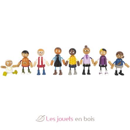 Famille de poupées souples avec bébé LE12426 Small Foot company 6