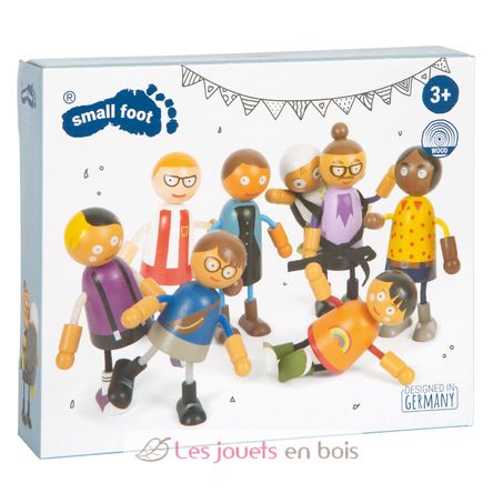Famille de poupées souples avec bébé LE12426 Small Foot company 5
