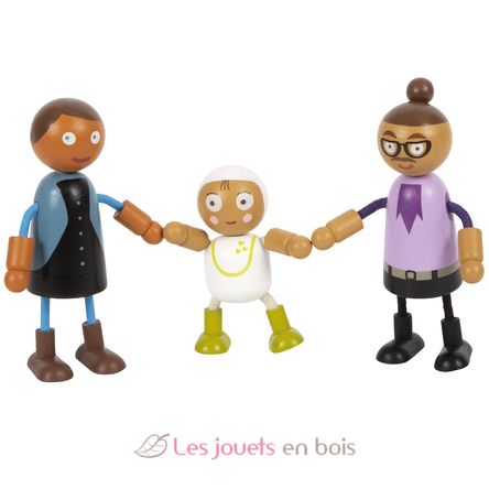 Famille de poupées souples avec bébé LE12426 Small Foot company 9