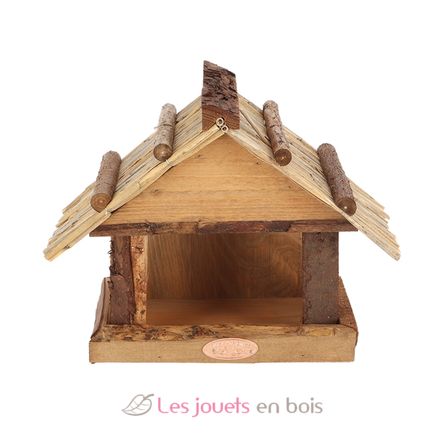 Mangeoire pour oiseaux - Toit en osier ED-FB89 Esschert Design 1
