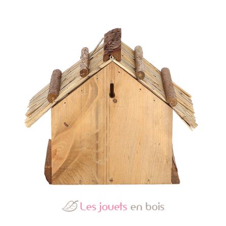 Mangeoire pour oiseaux - Toit en osier ED-FB89 Esschert Design 5