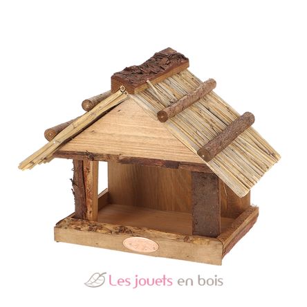 Mangeoire pour oiseaux - Toit en osier ED-FB89 Esschert Design 2