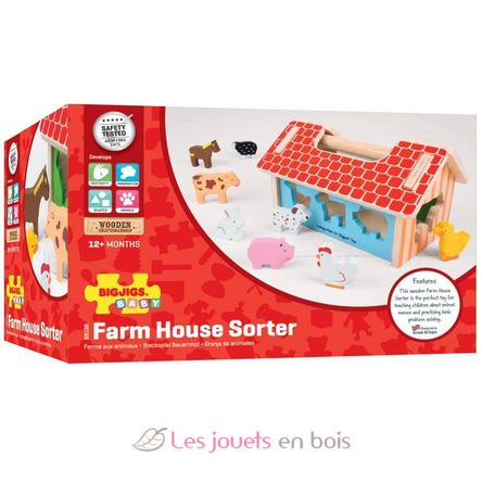 La ferme aux animaux BJ-BB108 Bigjigs Toys 7