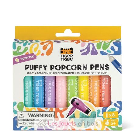 Feutres effet popcorn en relief TT-7-0170 Tiger Tribe 1
