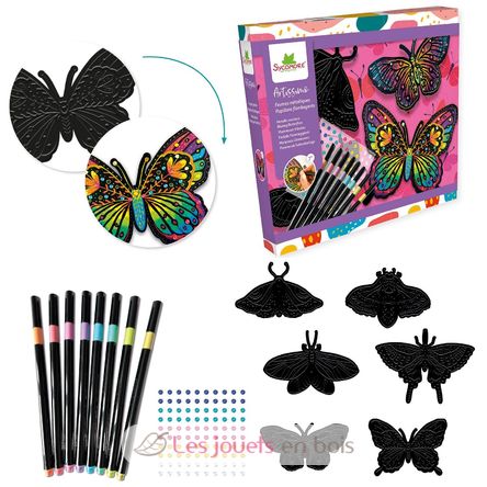 Feutres métallisés Papillons flamboyants SYCREA066 Sycomore 3