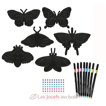 Feutres métallisés Papillons flamboyants SYCREA066 Sycomore 4