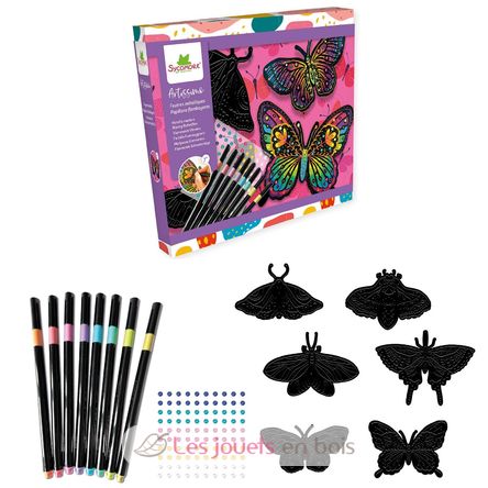 Feutres métallisés Papillons flamboyants SYCREA066 Sycomore 2
