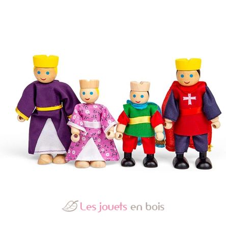 Figurines en bois Famille Royale BJ-JT160 Bigjigs Toys 2