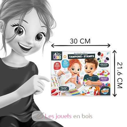 Kit d'activité créative Tampons BUK-FK012 Buki France 2