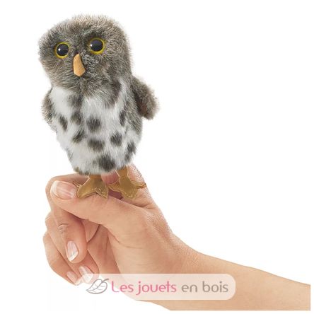 Marionnette à doigt Chouette tachetée FO-2638 Folkmanis 1