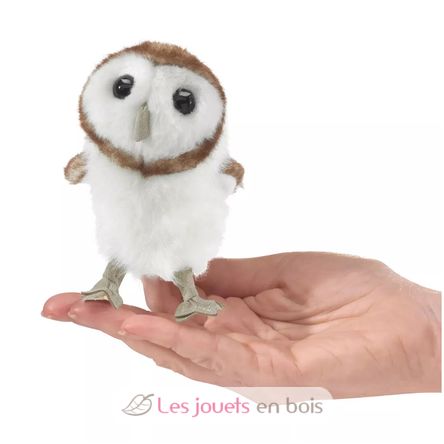 Marionnette à doigt Chouette effraie FO-2645 Folkmanis 1