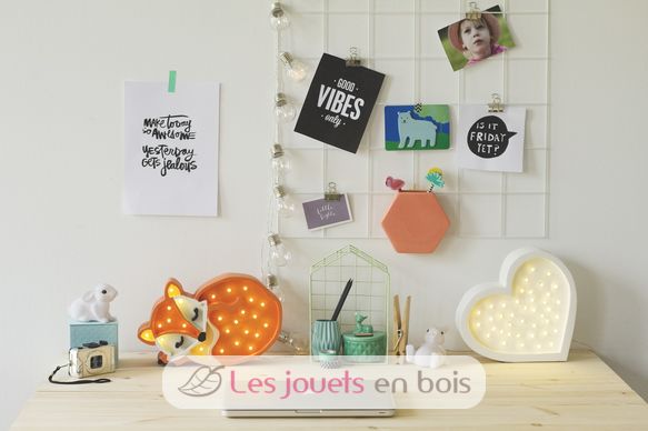 WHA&DARREN Renard Lampe veilleuse pour enfants Chambre Lampe Bebe