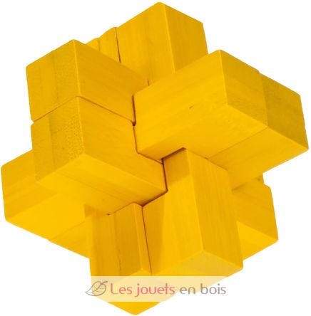 6 Pièces Casse Tete Bois, Jeux Casse Tête, 3D IQ Puzzle Mini Casse