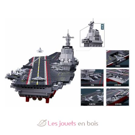 Model Bricks - Porte-avions Fujian SL-M38-B1188 Sluban 3