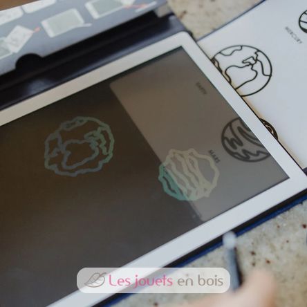 Kidydraw-Mini Tablette à dessin Galaxie KW-KIDYDRAWMINI-GAL Kidywolf 5