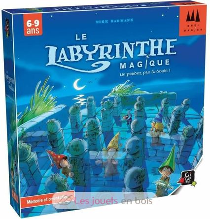 Labyrinthe magique, jeu de société, GIGAMIC  La Boissellerie Magasin de  jouets en bois et jeux pour enfant & adulte