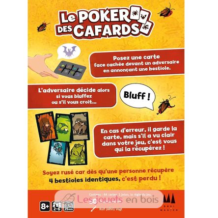 Le poker des cafards GI-DRBPOK Gigamic 2