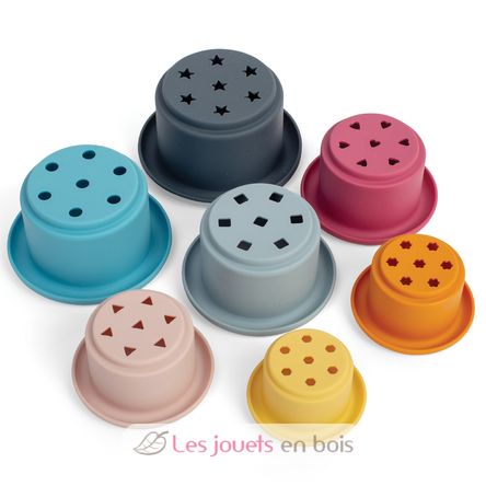 Gobelets de bain empilables BJ35053 Bigjigs Toys 2