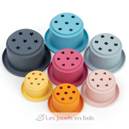 Gobelets de bain empilables BJ35053 Bigjigs Toys 5
