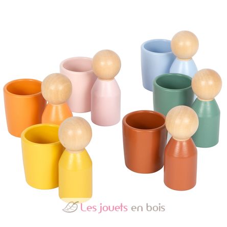 Gobelets de tri Montessori avec figurines LE12813 Small Foot company 3