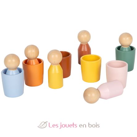 Gobelets de tri Montessori avec figurines LE12813 Small Foot company 5