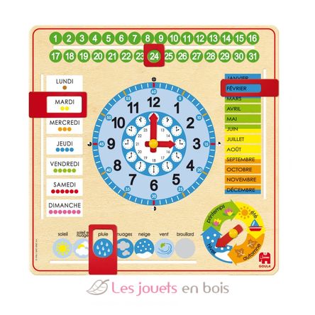 Grande Horloge Calendrier Français GO0106-699 Goula 2