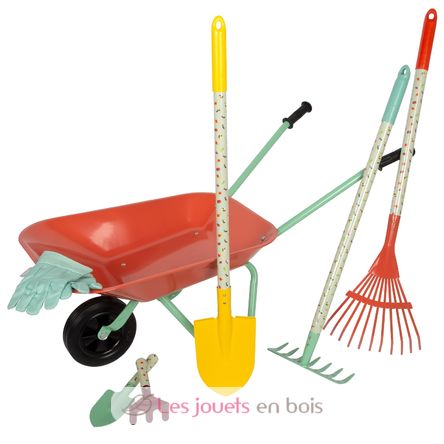Outils de jardinage avec brouette Tiny Garden LE12819 Small Foot company 1
